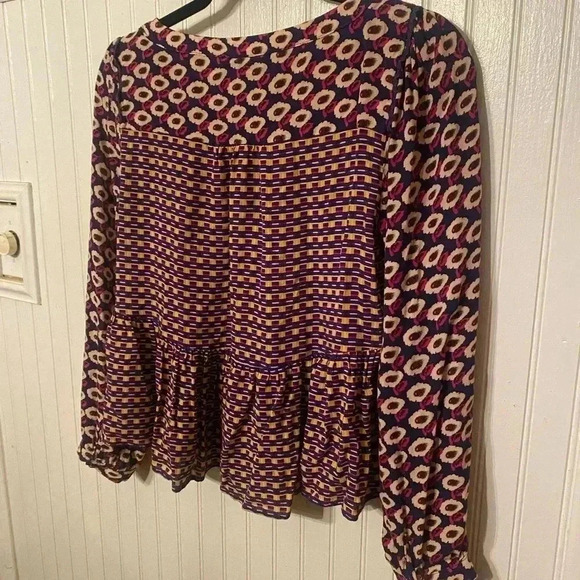 Maeve x Anthropologie Cheyenne peplum top - Picture 5 of 8